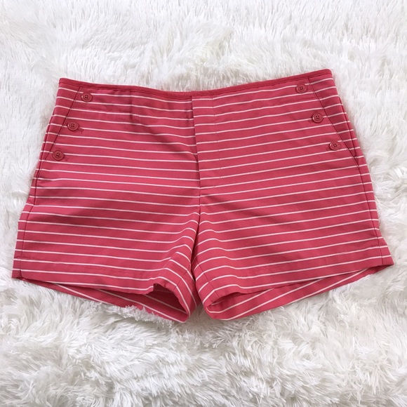 Tommy Hilfiger Pants - Tommy Hilfiger Striped Pink Shorts Size 16